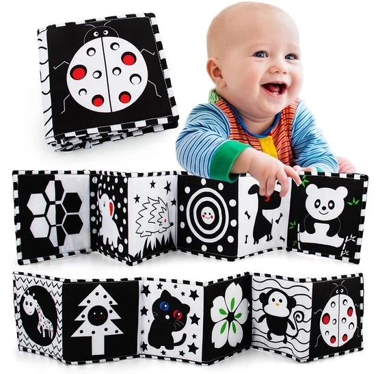 Libro di sviluppo per bambini - Attività di Tummy Time - Allenatore di posizione ventrale - Libri Montessori per l'anno zero uno due - Libro per 6 mesi - Libro per bambini - Attività per bimbi - Box di attività - Libro per piccoli animali