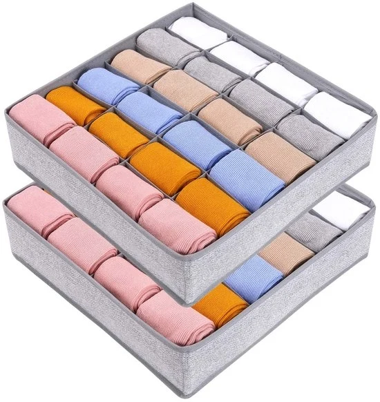 Organizzatore di carreggiata con 24 cassette - risparmia spazio - pieghevole - 1 pezzo