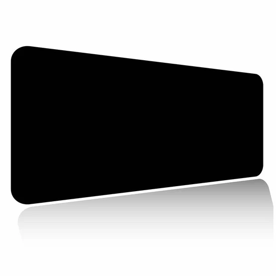 Matrice XXL antiscivolo per gaming e ufficio - nero - 90 x 40 cm