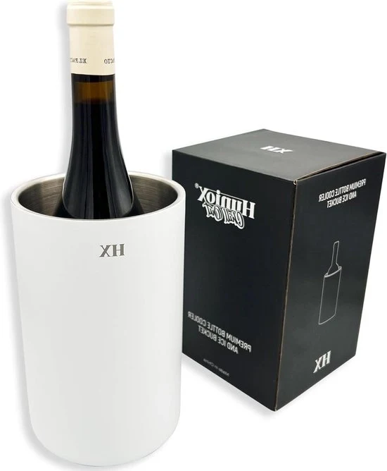Accessori per vino - Wijnflessenkoeler - Immersione per vino - Van acciaio inox - Bianco