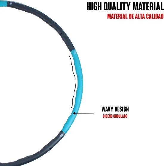 Girder Fitness Hoop per Allenamento Sportivo - Rimovibile per Esercizi di Fitness - 6 Sezioni