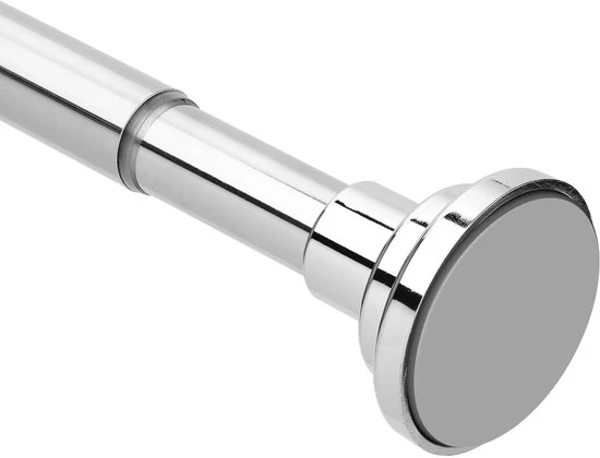 Stang per docciaschermo telescopico - robusta e duratura - 1 pezzo - acciaio inossidabile - 168-194 cm