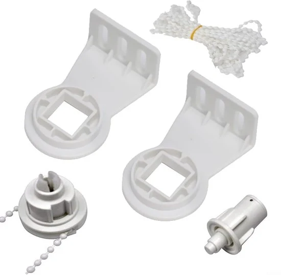 Set di montaggio per tenda a rotaia - completo - adatto per tubi da 28 mm e 32 mm