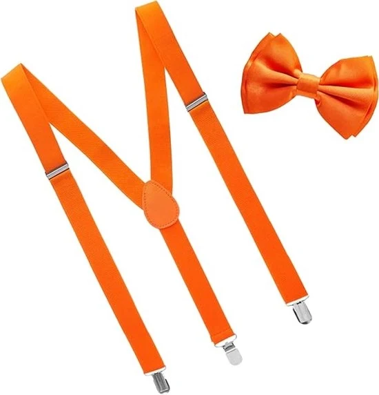 Bretelle con fiocco - con clip robusto - cravatta a farfalla - fiocco - cravatta a farfalla - lusso - Cravatta e bretelle per uomini