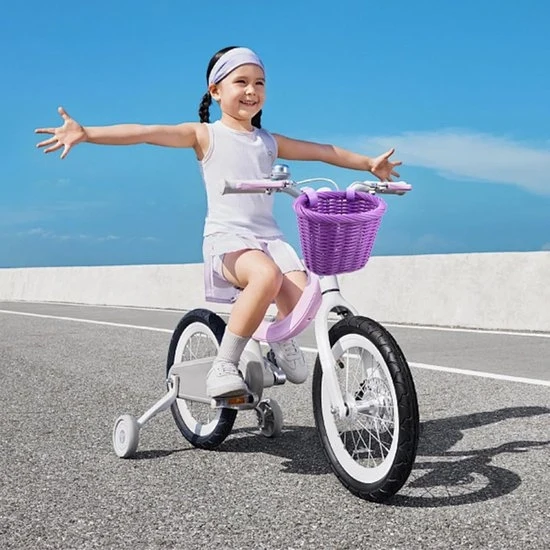 Mini portapacco per bambini - Blu - Adatto per biciclette e scooter