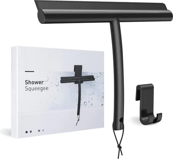 Trekkerhouder antiscivolo in silicone per tegoli di vetro, specchio, vetro, parabrezza, 235 cm, nero