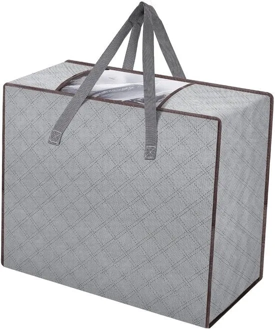 Borsa di stoccaggio grande 90 litri - Ripiegabile contenitore per abbigliamento - 1 pezzo