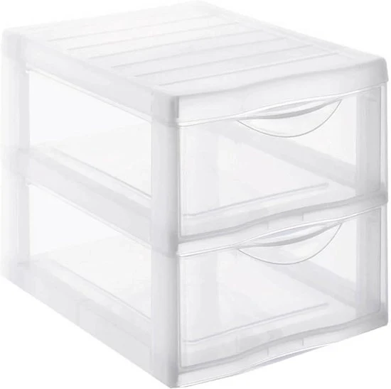 Ladro in plastica - carrello trasparente - adatto per archiviazione in ufficio