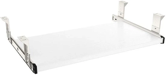 Lavagna da tastiera regolabile - Sotto scrivania - 53 cm - Bianco