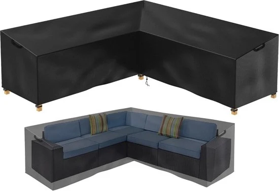 Cuscini per tavoli da giardino - a V - impermeabili - 1 pezzo - 600D - 270 x 270 x 90 x 90 cm