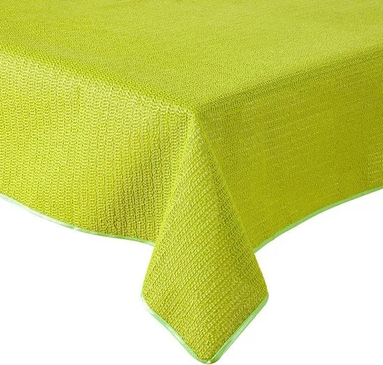 Tappeto di protezione per tavolo da giardino - Antiscivolo e resistente alle intemperie - 1 pezzo - Verde - 110 x 140 cm