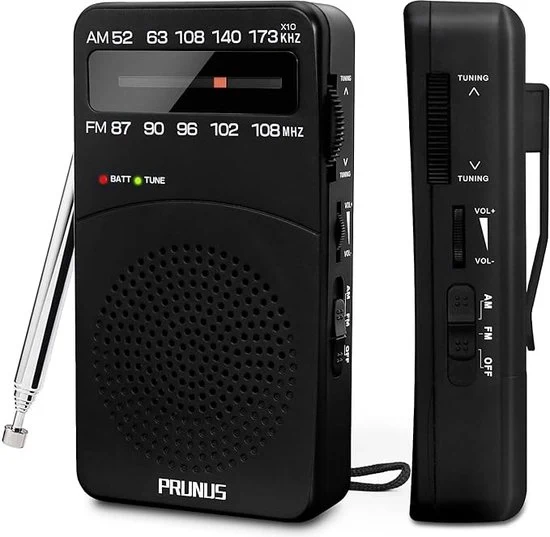 Radio di Emergenza - Radio di Necessità - Radio Portatile - Radio a Batterie - Radio di Necessità - Radio a Transistor a Batterie - AM/FM - Segnale di Alta Potenza