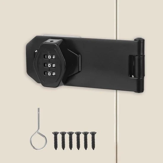 Serratura di Sicurezza per Piccole Porte, Armadi, Porte di Magazzino, e Altro - 10 cm