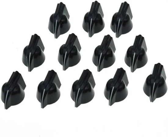 Mini Capocchiere Vintage - 12 pezzi - Nero - Dimensione Piccola