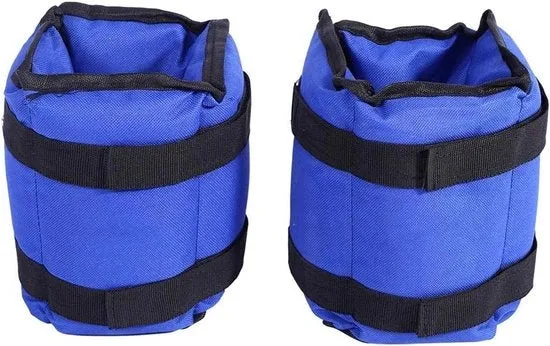 Pesi singoli regolabili fino a 5 kg - 2 x 25 kg - per polsi e ginocchia - camminata, jogging, palestra, fitness, ginnastica, aerobics.