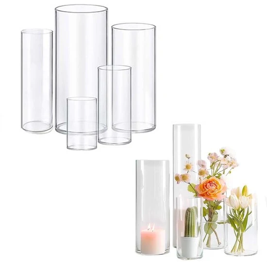 Vaso in Vetro - Vetro di Alta Qualità - Versatile - 1 pezzo