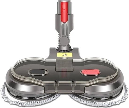 Mop elettrico adatto per Dyson V7 V8 V10 V11 V15 Aspirapolvere - Incluso 6 Dischi da Panno - Mop elettrico - Sistema di Panno - Apparecchio da Panno - Set di Panno - Aspirascale - Sistema di Panno