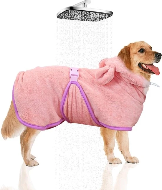 Abbigliamento per cani - Taglia L - Rosa - Abbigliamento per cani da bagno - Abbigliamento per cani da bagno