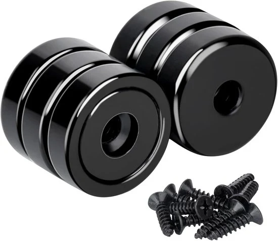 Magnetodi Neodymium - 15 kg - 6 Pezzi - Magneetto Ronde con Foro