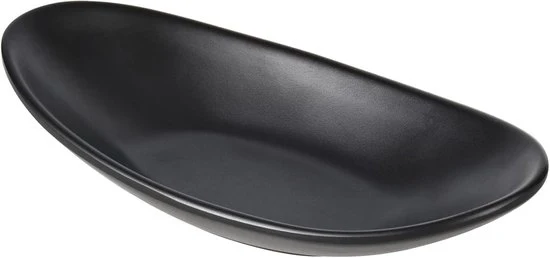 Dienblad ovale in vetro - sieraden custodia per soggiorno, camera da letto, ufficio - 1 pezzo - 21,5 x 11,5 x 4 cm