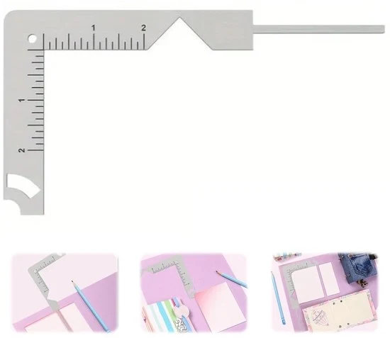 Kit di lavorazione per libri multifunzione - Arte manuale a mano - 1 pezzo - Acciaio inossidabile - 19,6 cm