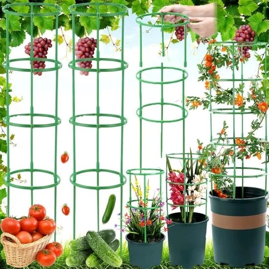 Supporto per Piante per Pomodori - Sostegno Flessibile per Piante - 100 Pezzi - Plastica