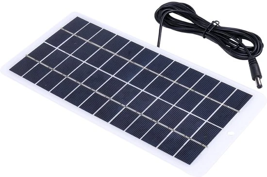 Pannello solare - 10W - Silicio polimero - Gelato EVA - Porta DC