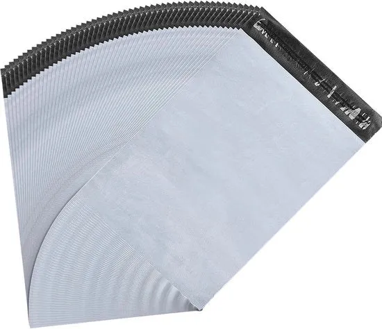 Confezioni di spedizione 120 pezzi 33 x 25,5 cm – Confezioni di spedizione in plastica con chiusura autoadesiva – Confezioni di spedizione opache in PE – Imballaggio impermeabile in PE per abbigliamento e spedizioni di negozi online