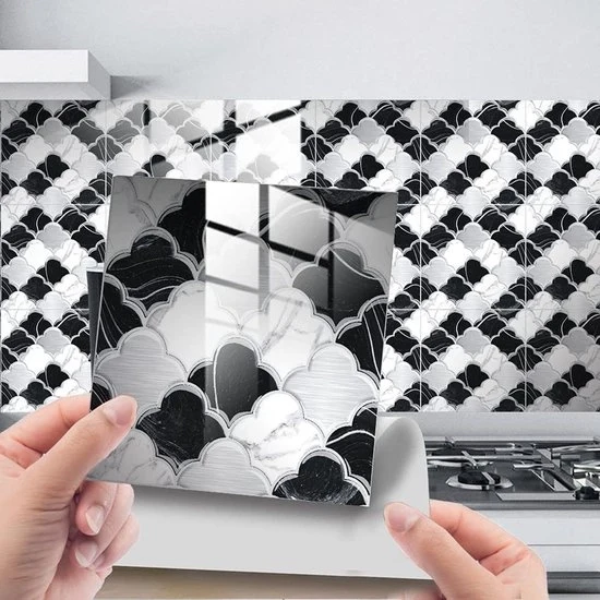Tegelstickers in PVC - impermeabili - set da 25 - 10x10cm/15x15cm/20x20cm