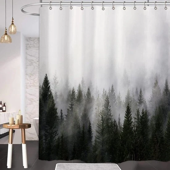 Douchegordijn antischimmel 180 x 200 cm