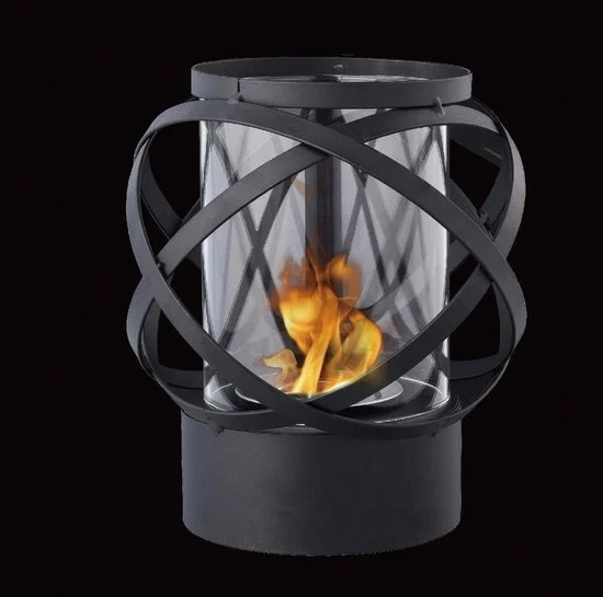 Bioetanolo Tavola Esterna - Tavola Esterna - 1 pezzo - Nero - 24 cm alto