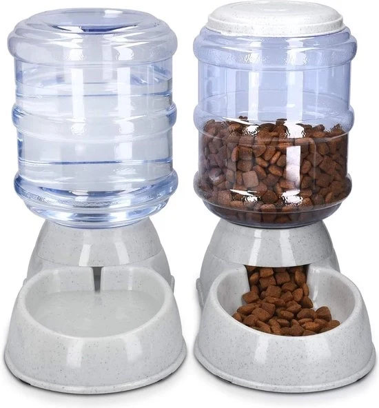 Dispensatore di Fieno Automatico - Dispensatore di Fieno - Dispensatore di Fieno per Gatti - Ciotola di Cibo Automatica