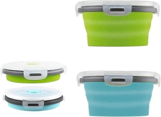 Contenitori di Silicone Opachi - Utili e Flessibili - 2 Pezzi