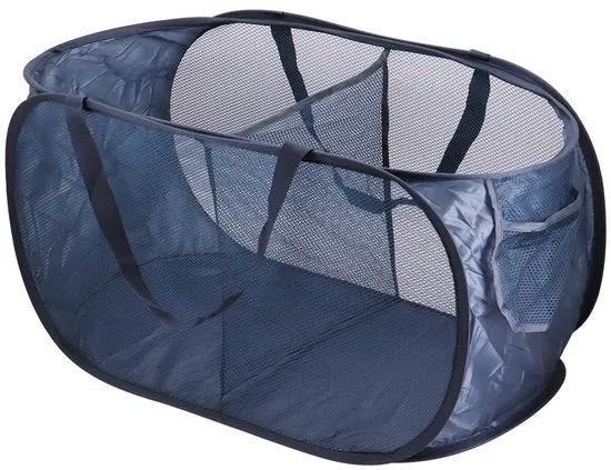 Asciugamano pieghevole doppio - Blu - Per abbigliamento sporco