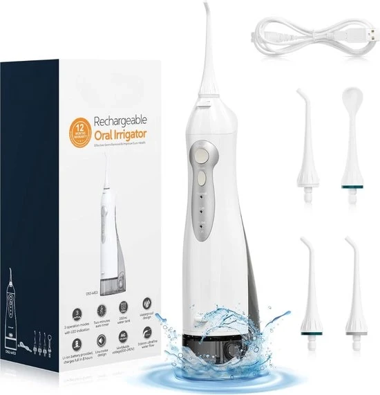 Drenaggio orale con getto d'acqua - Bocca - Senza fili - Cura della bocca