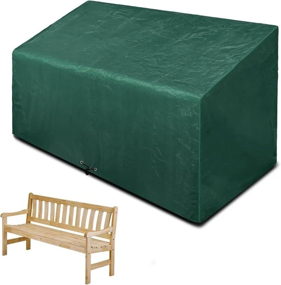 Copertura acquapatica per banco da giardino - resistente al vento e UV - 1 pezzo - 134 x 66 x 63/89 cm