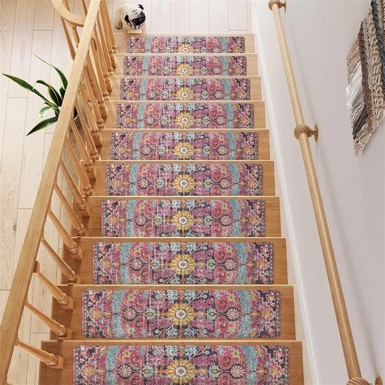 26x80CM Tappeto Trappatoio - 15 Pacchi - Trappatoio Antiscivolo - Tappeto Trappatoio Rimovibile - Tappeto Bagnato Resistente - Tappeto Bagnato Assorbente e Seco in Breve - Sicuro per Bambini, Anziani e Animali Domestici - Simmetria Rossa e Gialla