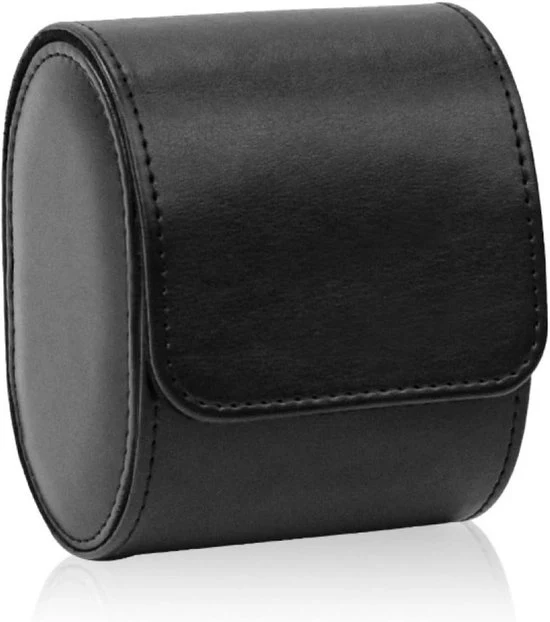Organizzatore di orologio cilindrico - cassetta di gioielli multifunzionale - pelle PU