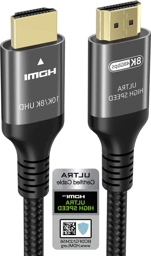Cavo HDMI Ultra Alta Velocità 10K 8K 4K 5M - 4K 240Hz 144Hz 8K 60Hz - HDR10+ ARC eARC HDCP2.3 - Netflix Roku TV PC Monitor Projectore Proiettore PS5 Xbox