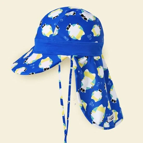 Cappello solare per bambini - Cappello solare per bambini per esterno - Cappello solare per bambini da 1 a 10 anni - Con cintura di visiera regolabile - Protegge viso e collo - Adatto per giocare al mare, nuotare, viaggiare