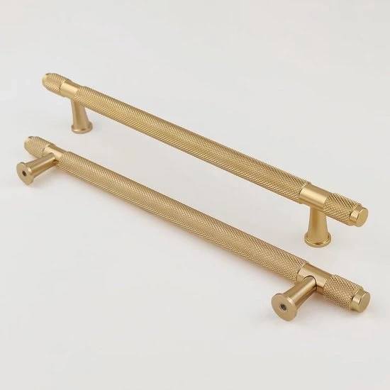Maniglie di cassetta eleganti - design moderno - 1 pezzo - dorato - alluminio