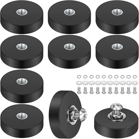 Magnetodi neodimio - forti magneti in gomma - 10 pezzi