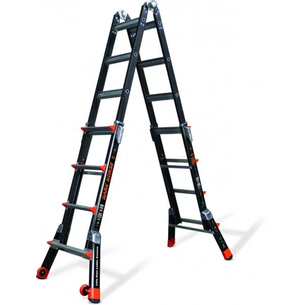 Scala telescopica vetroresina super-accessoriata Svelt Dark