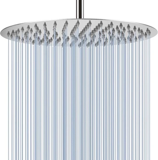 Testa d'acqua per doccia 16 pollici - Acciaio inossidabile lussuoso - Design moderno