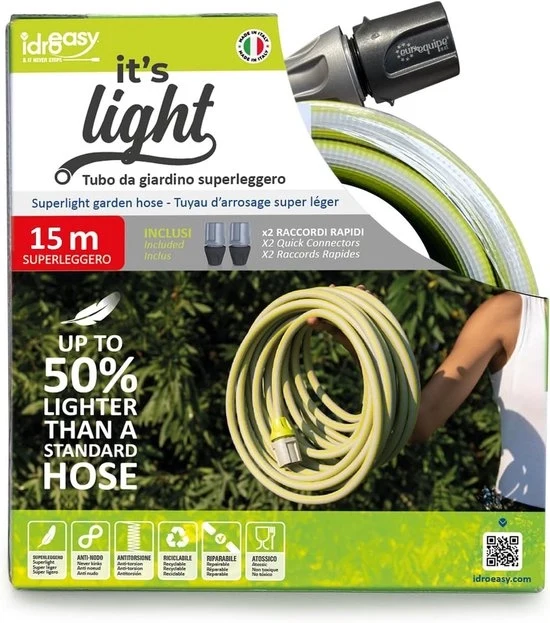 Serpentino Flessibile per Irrigazione - 15 m - Alta Qualità