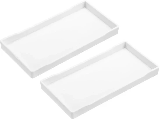 Mini pannelli da muro bianchi - decorativi e multifunzionali - 2 pezzi