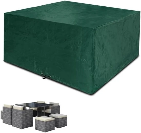 Cappotto impermeabile per mobili da giardino - Protezione dagli agenti atmosferici - 1 pezzo - Nero - 135x135x71 cm