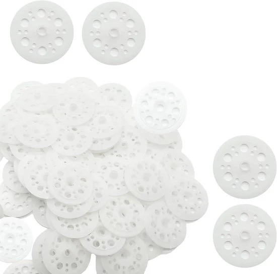 Dischi in plastica termoresistenti - 100 pezzi - 45 mm - materiale PP
