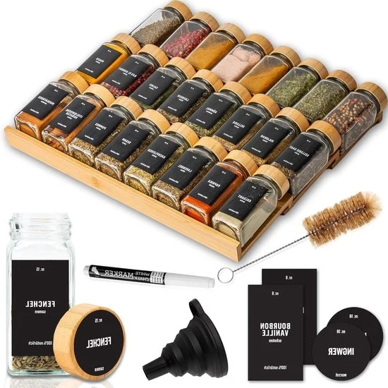 Sistema di Organizzazione per Cassetti - 24 Stuks - Accessori Inclusi