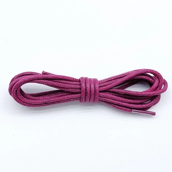 2 paia di cordoni in cotone lungo 70 cm - Cordoni rotondi in cotone di 2,5 mm - Cordoni robusti rotondi - Cordoni resistenti - Cordoni per stivali - Cordoni in pelle impermeabili - Per scarpe e stivali eleganti